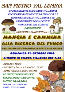 mangia cammina fungo 2014