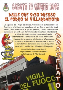 vigili fuoco pragelato