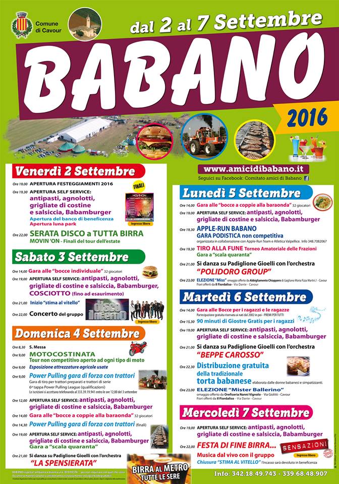 festa babano 2016